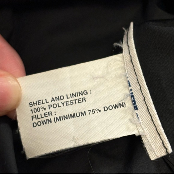 Gap Black Down Feather Puffer Vest Small S - Picture 7 of 7